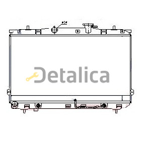 Радиатор охлаждения АТ для Хендай Элантра 3 от 2004 (Китай)