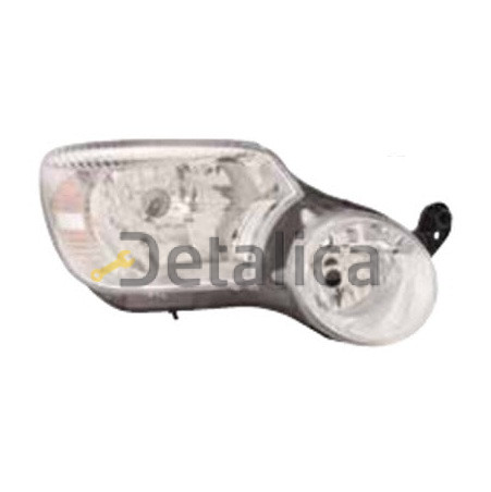 Фара правая с рег мотора с птф для Шкода Йети от 2010 (Depo)