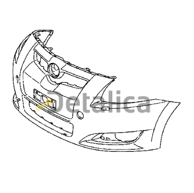 Бампер передний для Тойота Аурис от 2011 (оригинал)