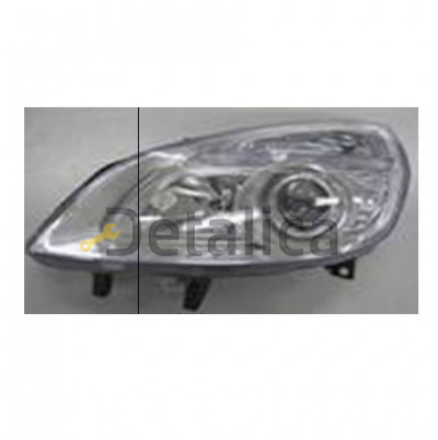 Фара левая внутри хром для Рено Сценик 2007-2008