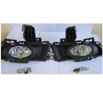 Фара противотуманная левая+правая комплект с рамкой седан кроме спорт для мазда 3 от 2007