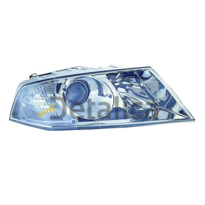 Фара правая ксенон линзованная с рег мотора внутри хром для Шкода Октавия А5 от 2005 (Depo)