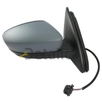 Зеркало правое электрическое с подогрев грунт для Шкода Рапид от 2014 (Тайвань) convex