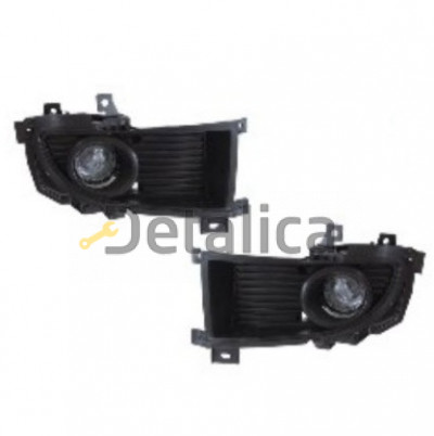 Фара противотуманная левая+правая комплект с решеткой бампера для митсубиси лансер от 2006