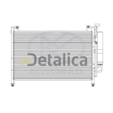 Радиатор кондиционера для Мазда 2 от 2007 Koyo Япония
