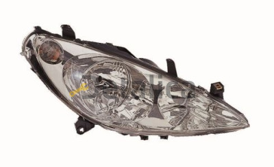 PEUGEOT 307 фара прав с противотум с рег.мотор (depo)