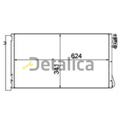 Радиатор кондиционера для BMW E91/E91 Китай