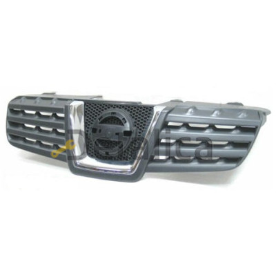 Решетка радиатора для Ниссан Кашкай чёрная