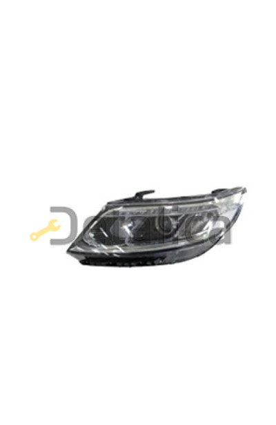 Фара левая линзованная диод внутри черная для Киа Соренто 2 от 2013 (Depo)