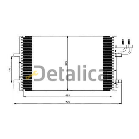 Радиатор кондиционера для Форд Си-Макс Термал