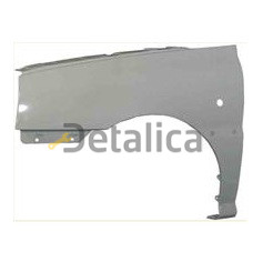 Крыло переднее левое с отверстием под повторитель под молдинг для Киа Рио от 2003 (Тайвань)