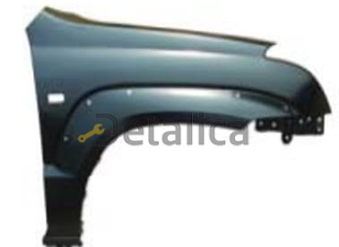 Крыло для PRAD передн прав с отв п/поворотник, п/молдинг (Китай)