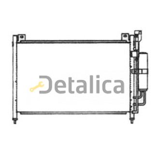Радиатор кондиционера для Мазда 2 от 2007 Китай