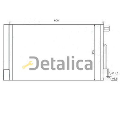Радиатор кондиционера для Опель Корса от 2006 Китай