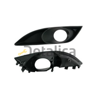 Решетка бампера левая с отв под противотуманку для Тойота Аурис от 2007 (Тайвань)