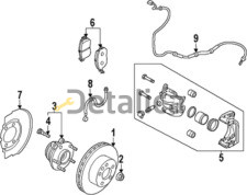 Диск тормозной задний для Ниссан Патфайндер Р52 оригинал Диск тормозной задний для Ниссан Патфайндер Р52 оригинал