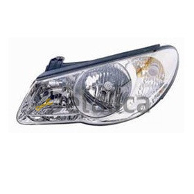 Фара левая под корректор для Хендай Элантра 4 от 2007 до 2009 (Depo)