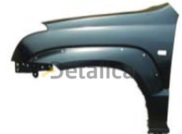 Крыло для PRADO передн лев с отв п/поворотник, п/молдинг (Китай)