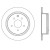 Диск тормозной задний для Ниссан Тиида С13 | Сентра В17 Nipparts