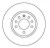 Диск тормозной задний для Ниссан Теана L33 Blue Print