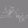 Диск тормозной задний для Ниссан Теана L33 Blue Print