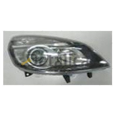 Фара правая внутри черная для Рено Сценик 2007-2008