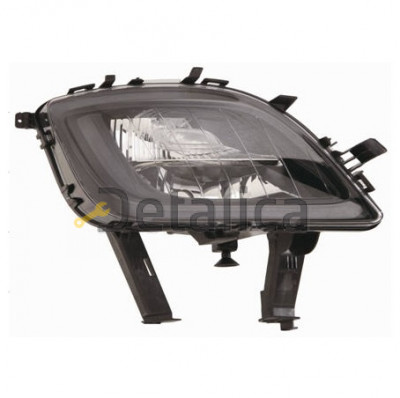 Фара противотуманная правая с указателем поворота внутри черная для Опель Астра J от 2009