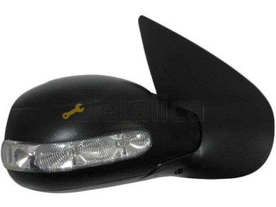 PEUGEOT 206 зеркало прав электр с подогрев с темпер датчик , ук.повор тюнинг (aspherical) (Тайвань) грунт