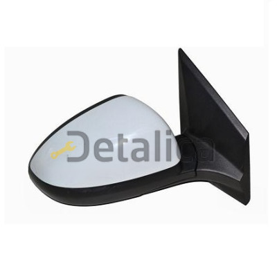 Зеркало правое механическое с тросиком convex грунтованное для Шевроле Авео Т300