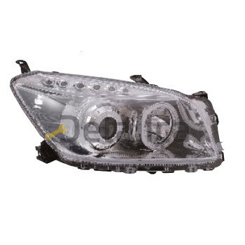 Фары тюнинг светящиеся ободки и диоды внутри хром для Тойота Рав 4 2006-2008 Eagle Eyes