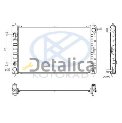 Радиатор охлаждения для Ниссан Теана J32 2.5 3.5 Koyo Япония