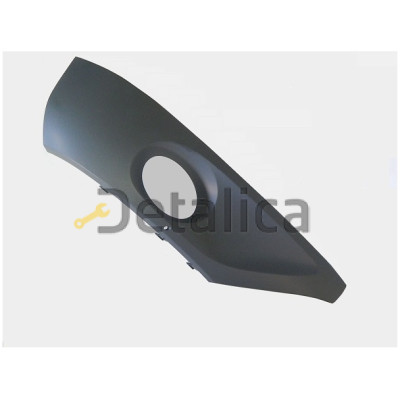 Решетка бампера передняя правая с отверстием под птф для Фольксваген Туарег от 2011 (Тайвань)