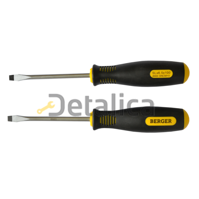 Отвертка шлицевая 3*75 мм BERGER BG-SD075SL3