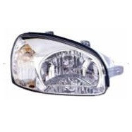 Фара правая под корректор для Хендай Санта Фе от 2001 (Depo)