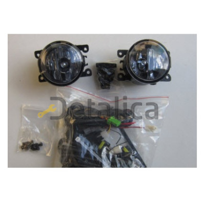 Фара противотуманная левая+правая комплект с проводкой кнопкой для рено логан от 2005    RNMEG03-074-N
