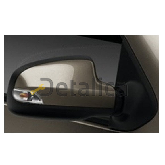 Зеркало правое механическое с указателем поворота  крышка грунт для Рено Логан , Рено Сандеро от 2014 convex