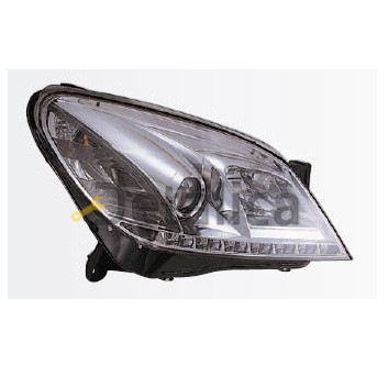 Фары тюнинг комплект DEVIL EYES линзованные SONAR внутри хром для Опель Астр