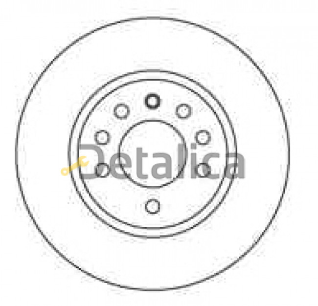 Диск тормозной задний для Ниссан Теана L33 NiBK Япония