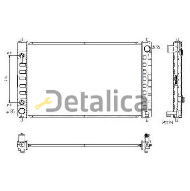 Радиатор охлаждения для Ниссан Теана J32 Китай