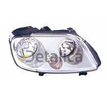 Фара правая под корректор для Фольксваген Кадди 2003-2009 (Depo) Н1/Н7