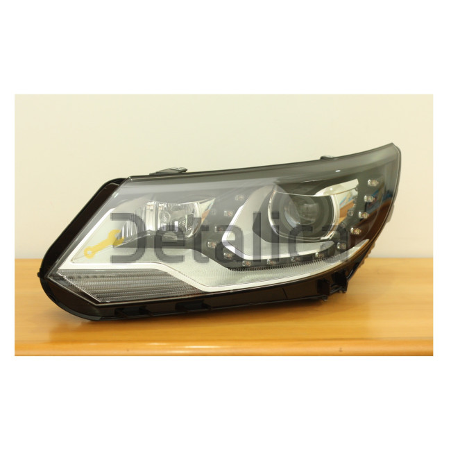 Фары тюнинг комплект с регулятором мотора Drl ходовые огни внутри черные для Фольксваген Тигуан от 2011 (Depo)