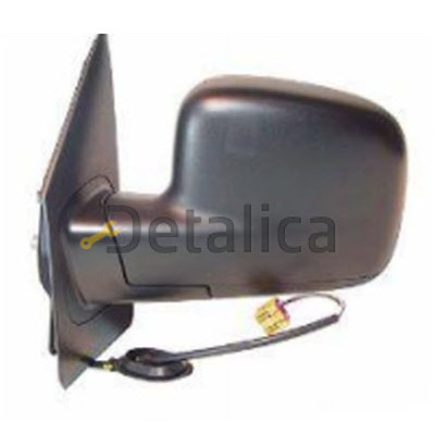 Зеркало левое элект с подогревом черное для Фольксваген Транспортер Т5 от 2003-2009 (Тайвань) aspherical 