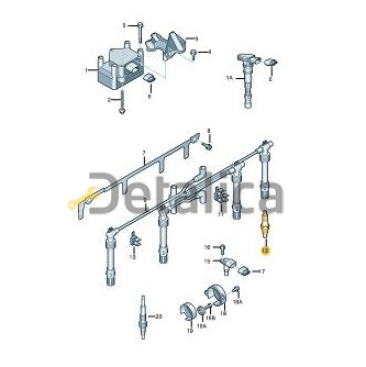 Свеча зажигания для Шкода Суперб оригинал