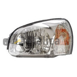 Фара левая USA для Хендай Санта Фе (EAGLE EYES)