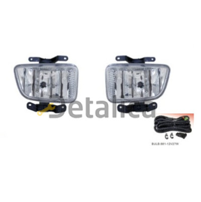 Фара противотуманная левая+правая комплект с проводкой кнопкой для Киа Пиканто от 2004 (Тайвань)