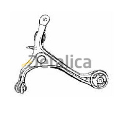 Рычаг передней подвески левый нижний для хонда аккорд от 2003