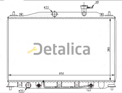 HYUNDAI VERNA радиатор охлажден 