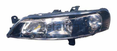 OPEL VECTRA фара лев +/- корректор внутри (depo) черн
