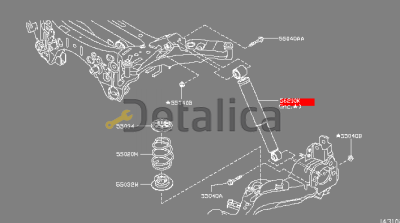 Амортизатор задний левый=правый для Ниссан Х-Трейл Т32