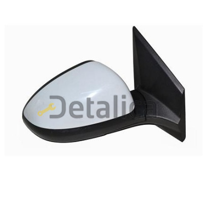 Зеркало правое электрическое с подогревом convex  грунтованное для Шевроле Авео Т300